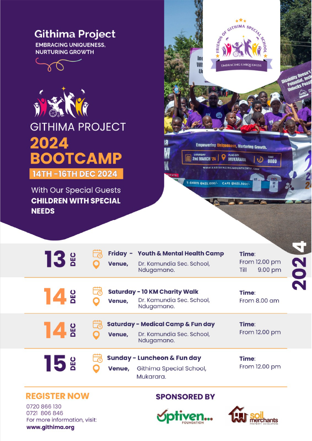 Githima Boot Camp Flyer