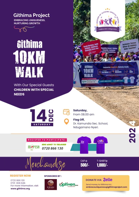 Githima Charity Walk Flyer